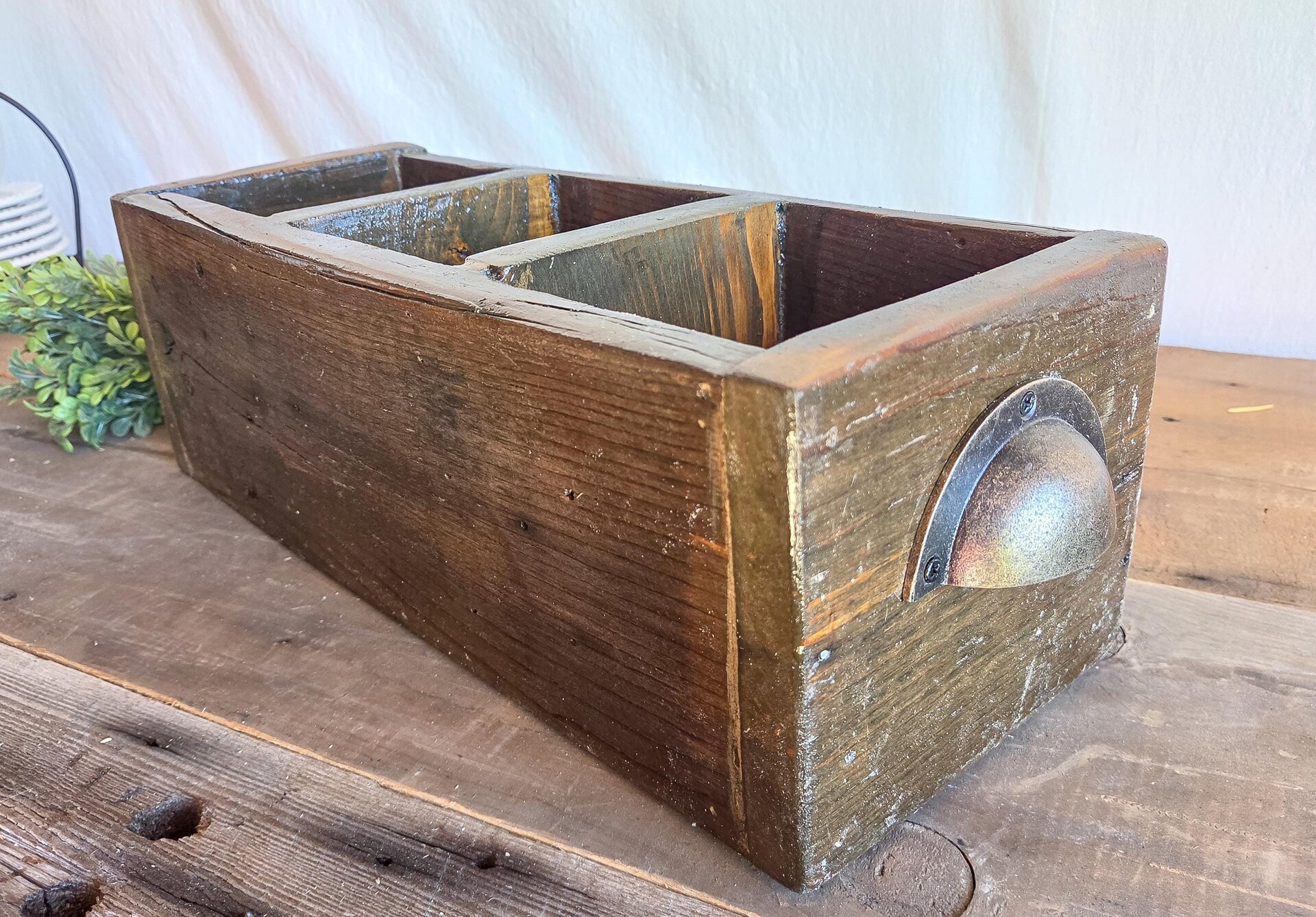 Reclaimed Wood Home Organizer