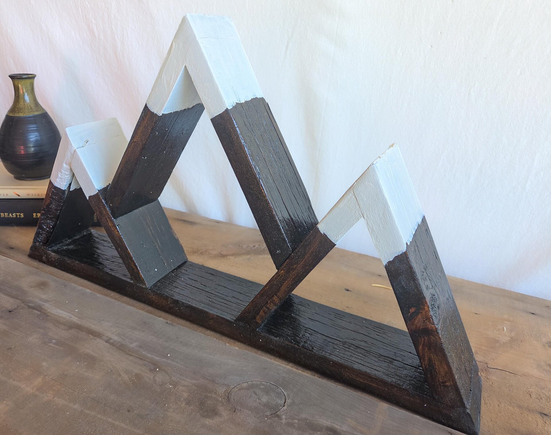 Reclaimed Wood Mountain Shelf